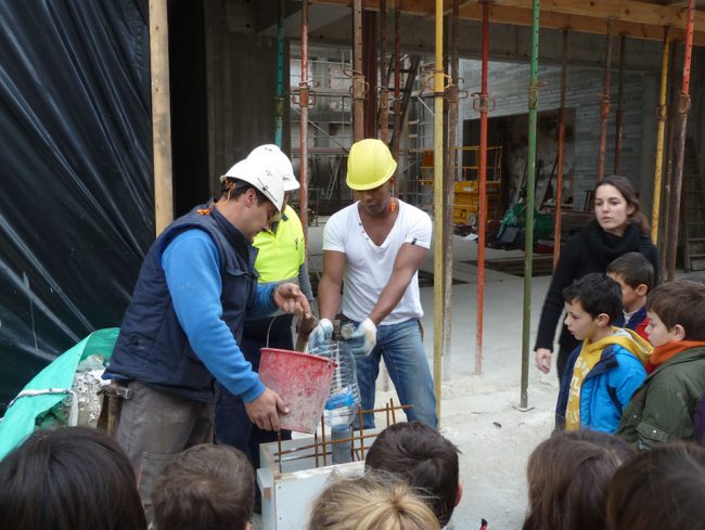 Façana Teatre Albert Camus. Sant Lluis, Menorca
